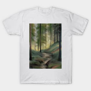 wild forest no border T-Shirt